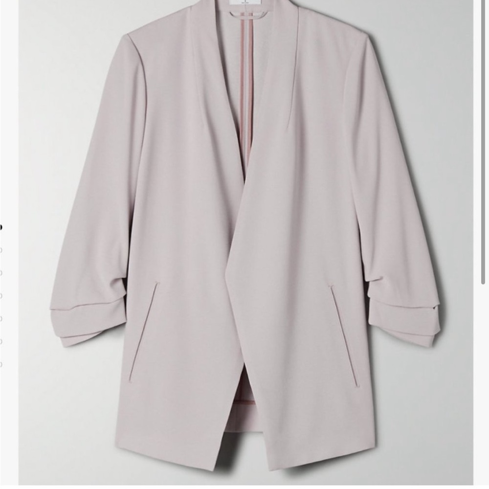 Babaton power blazer mauve